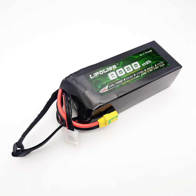 Universal 14.8V/22.2V 4S/6S 8000mAh 60C lithium battery pack - lipowbattery