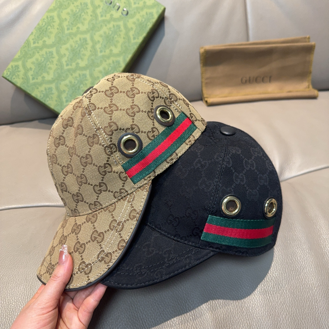 TOP GUCCI Classic Baseball Hat - 2 Colors
