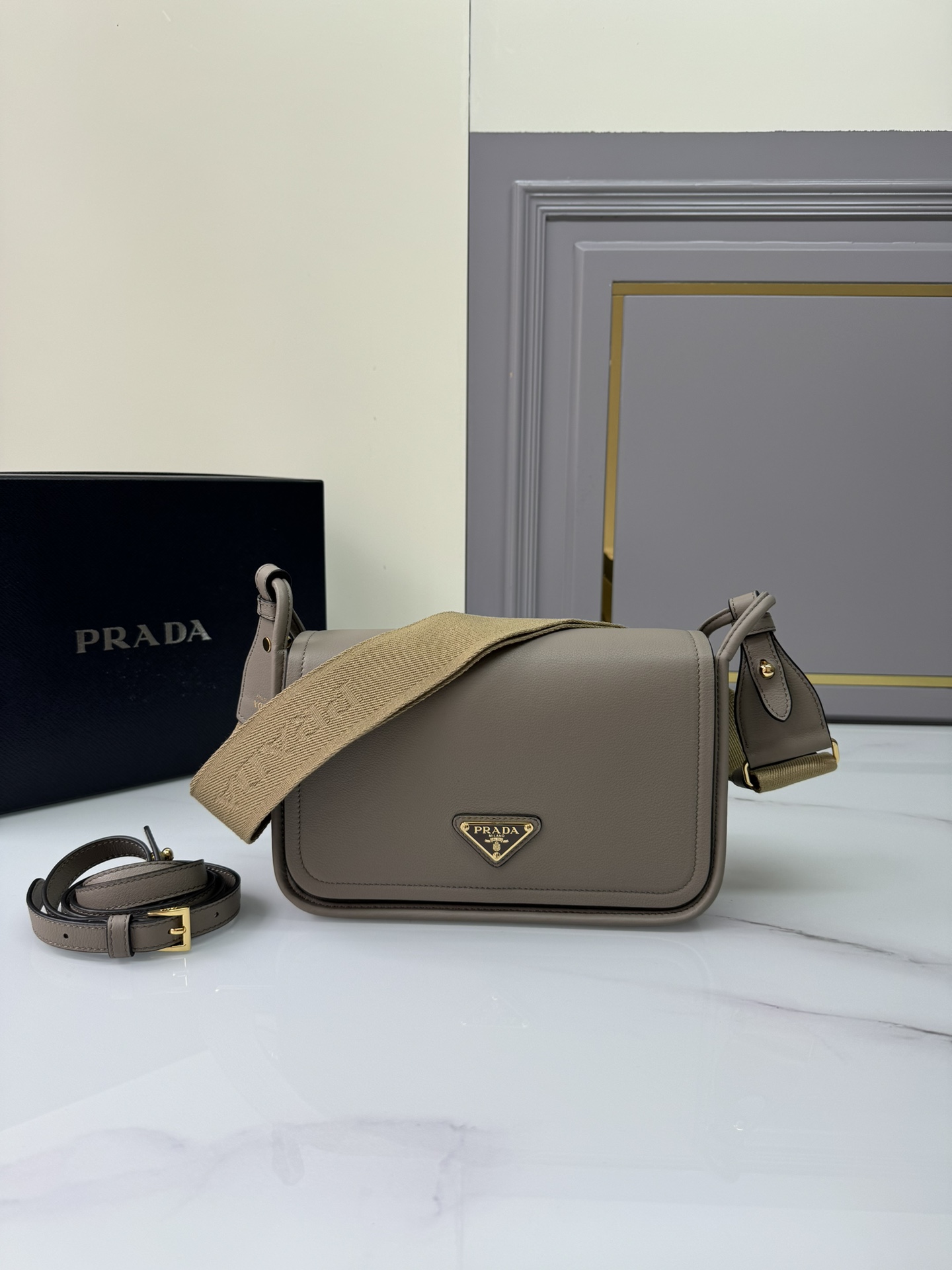 TOP PRADA Shoulder Strap Bag With Cowhide 24*15*8cm - 4 Colour