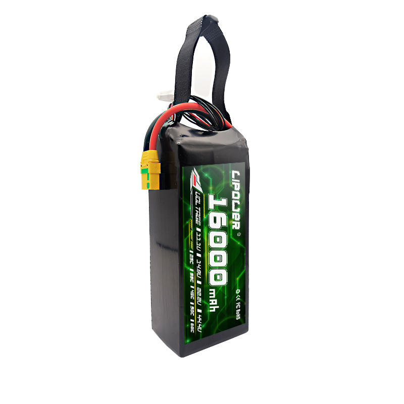 LIPOWER Semi-Solid-State 6S Drone Battery 22.2V 16000mAh 10C 25C Soft Case - lipowbattery
