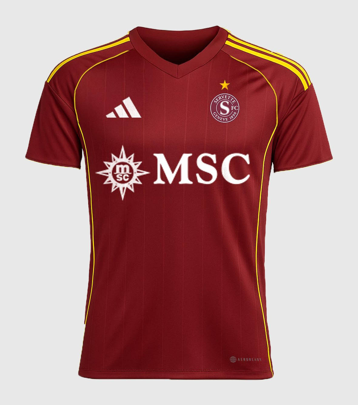 2025/2026 Servette Home Football Shirt 1:1 Thai Quality