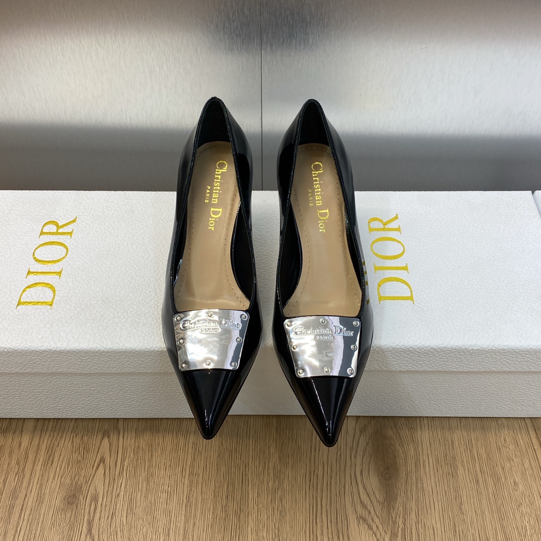 TOP Christian Dior Metal Buckle Heels - 3 Colour - 6.5cm
