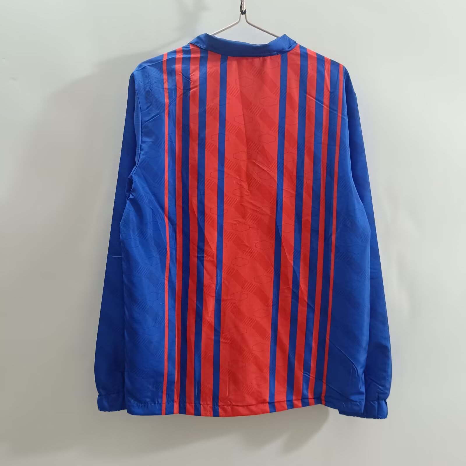2025/2026 PSG Windbreaker Red and blue Football Shirt 1:1 Thai Quality