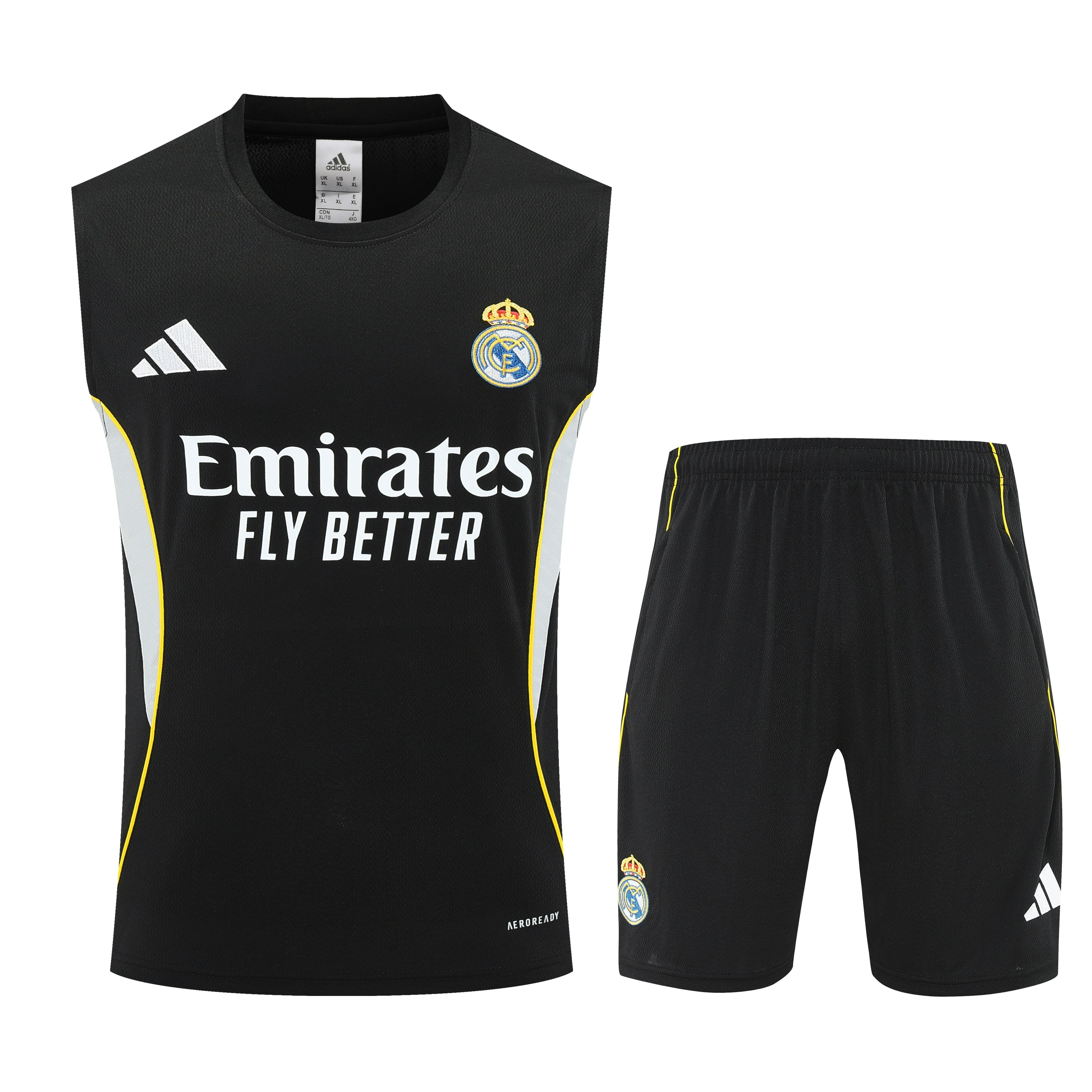 Real Madrid Pre-Match Training Vest Kits 25-26