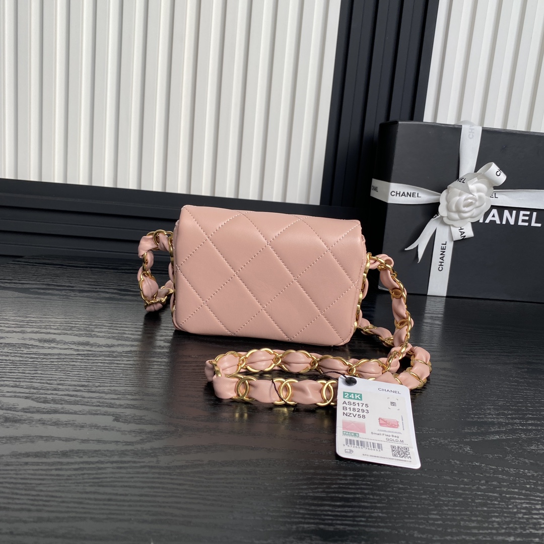 TOP CHANEL Flap Bag with Big Chain Strap 16cm/21cm/26cm - 3 Color
