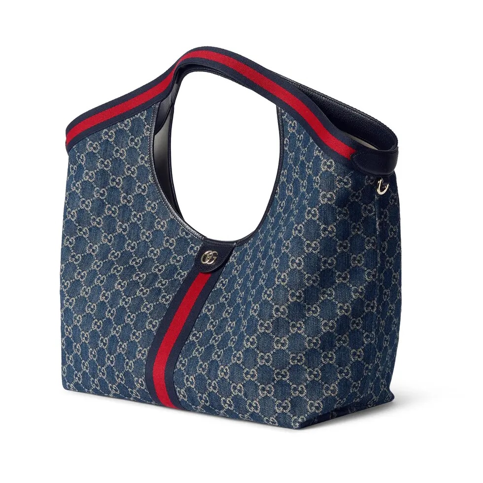 TOP GUCCI Giglio Tote Bags 60 x 47 x 16 cm - Blue