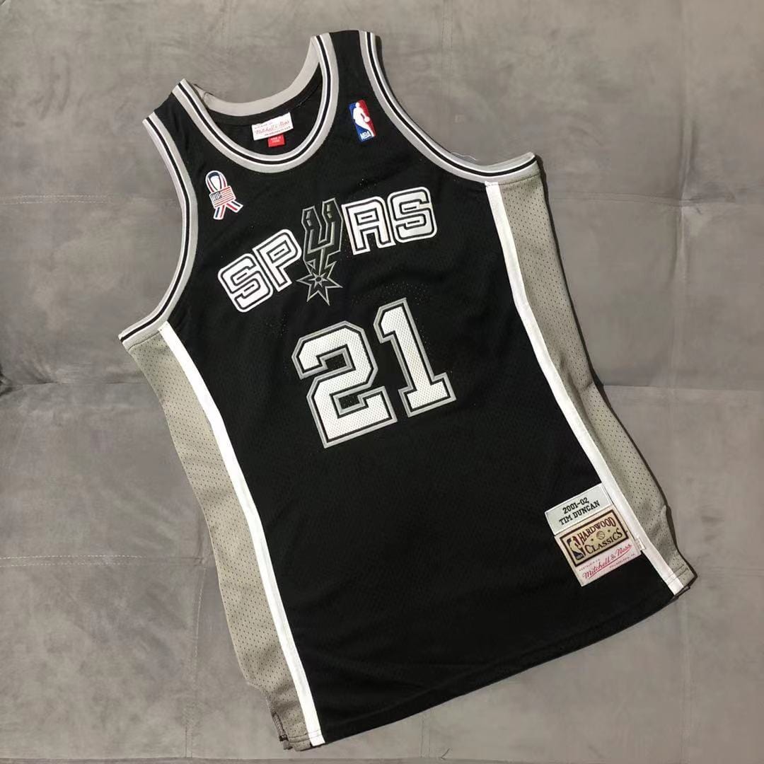 Tim Duncan Throwback San Antonio Spurs Jersey