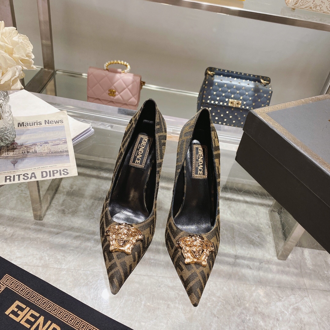 TOP FENDI & Versace High Heel