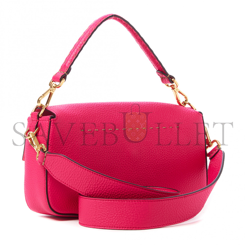 FENDI CUOIO ROMANO SELLERIA BAGUETTE FUXIA (32*18*6cm)