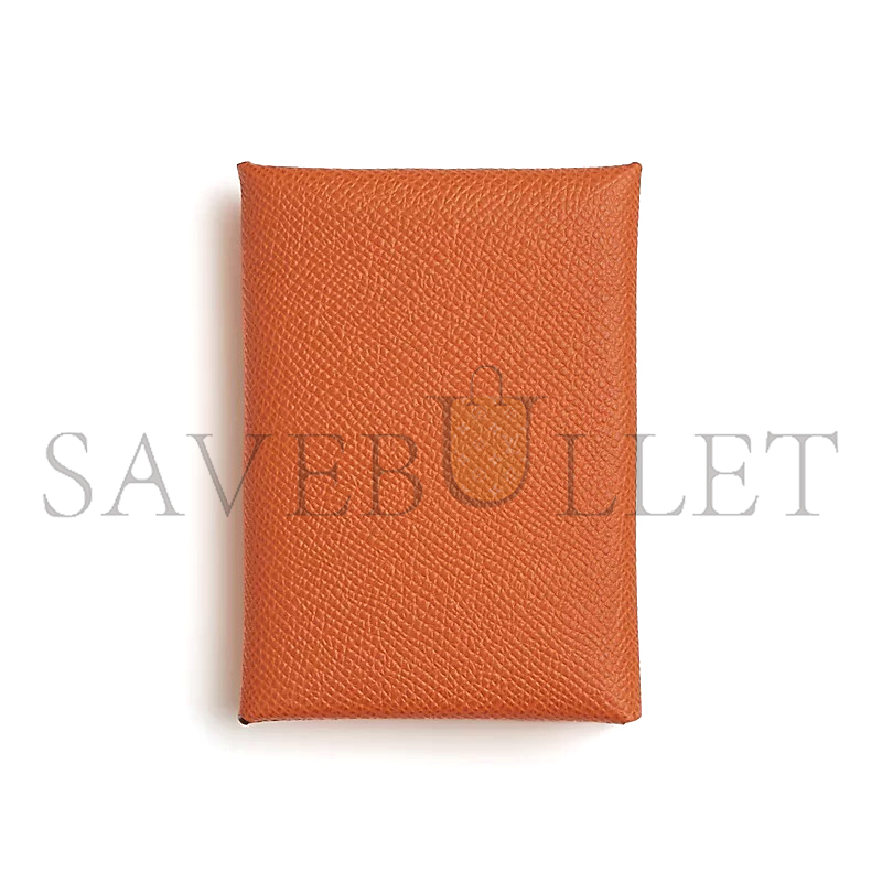 HERMES CALVI DUO COMPACT CARD HOLDER H083035CK93 (10.5*7*1.3cm)