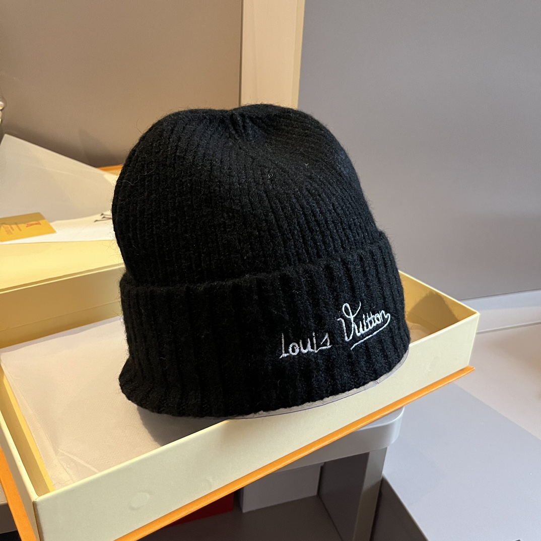 TOP Louis Vuitton LV Knitted Wool Hat - 4 Color