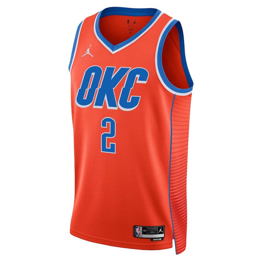 Shai Gilgeous-Alexander Oklahoma City Thunder Jordan Brand Unisex Swingman Jersey - Orange