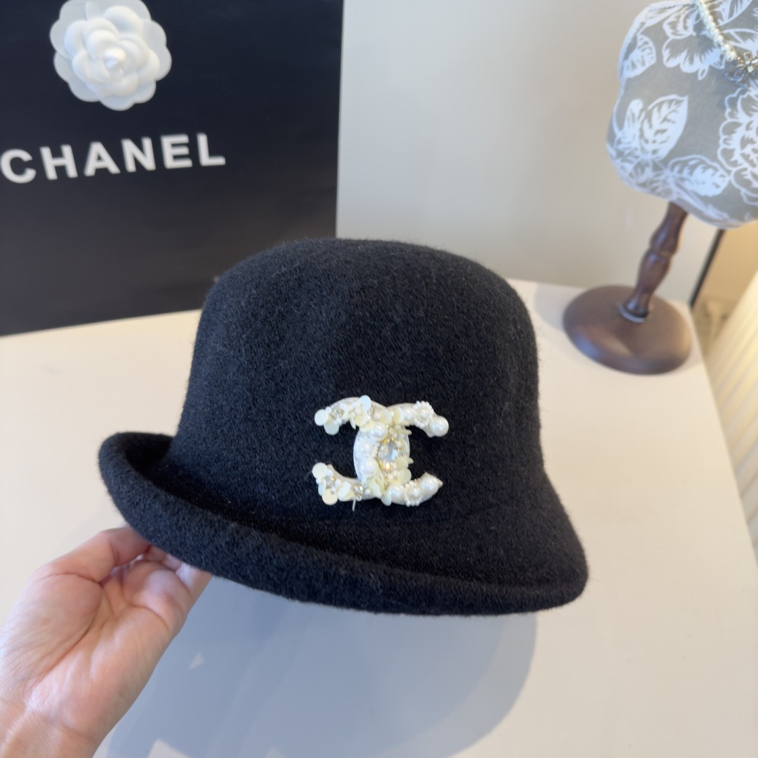 TOP CHANEL Wool Hat - 3 Color