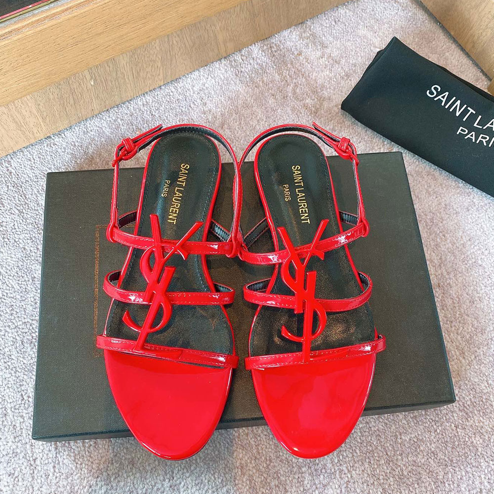 Saint Laurent YSL Open-toe Fashion Goes With Everything Slide Sandal (Replica)