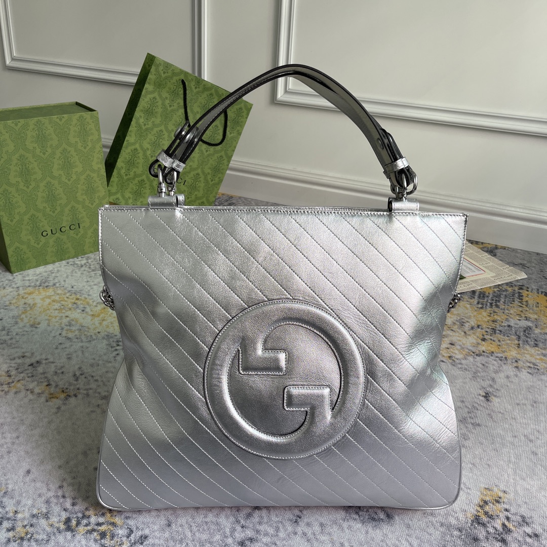 TOP GUCCI Tote Leather Handbags - 24X30X6CM/34.5X41X8CM - 5 Colors