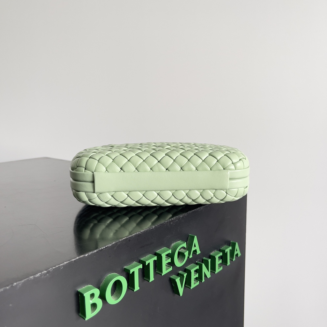 TOP Bottega Veneta BV BV Knot Weave Bag 20.5x6x12.5 cm - Green