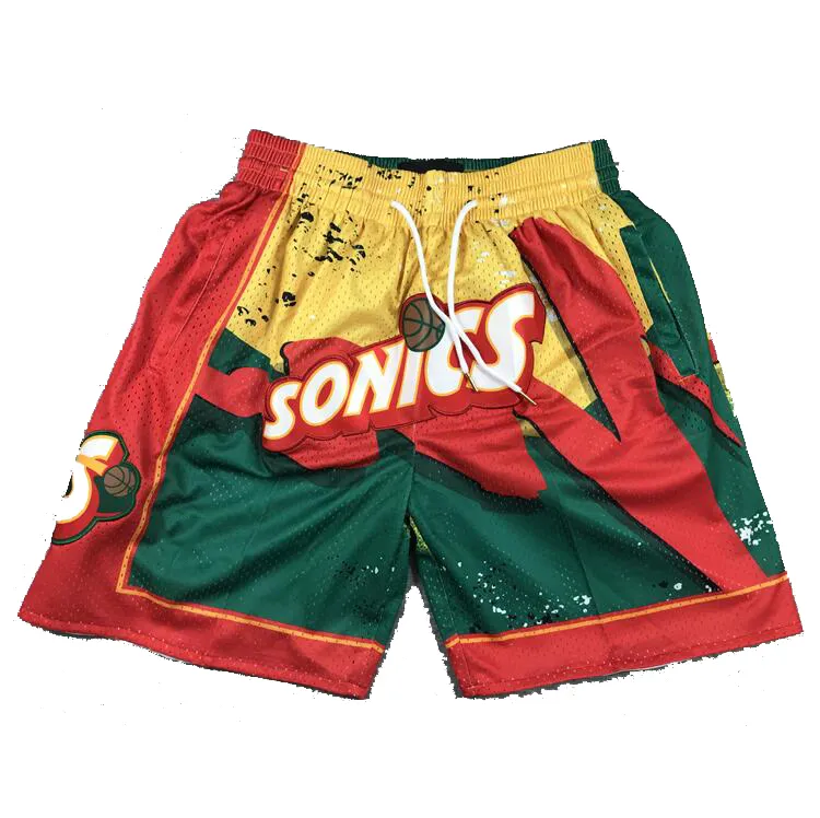 Seattle Supersonics Retro Basketball Shorts