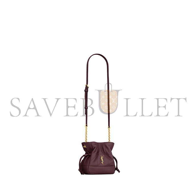 YSL JAMIE MINI SHOULDER POUCH IN LAMBSKIN 859174AAB326195 (15.5*14.5*8cm)