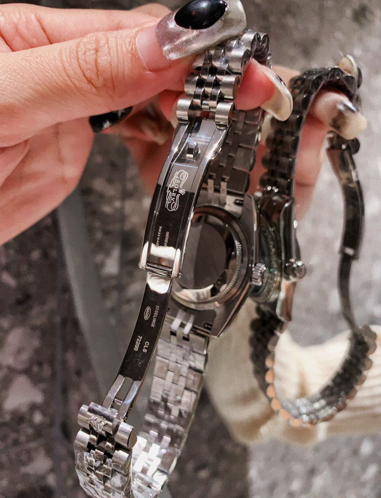 TOP ROLEX Blue Dial Watch 31mm - Sliver