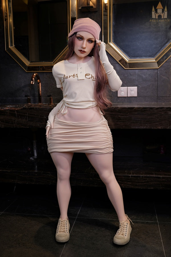 148cm/4ft10 A-cup Male-female With Built-in penis TPE Sex Doll - #S14