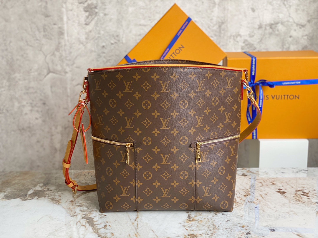 TOP Louis Vuitton LV Melie Bag 35.0 x 42.0 x 13.0 cm - Brown