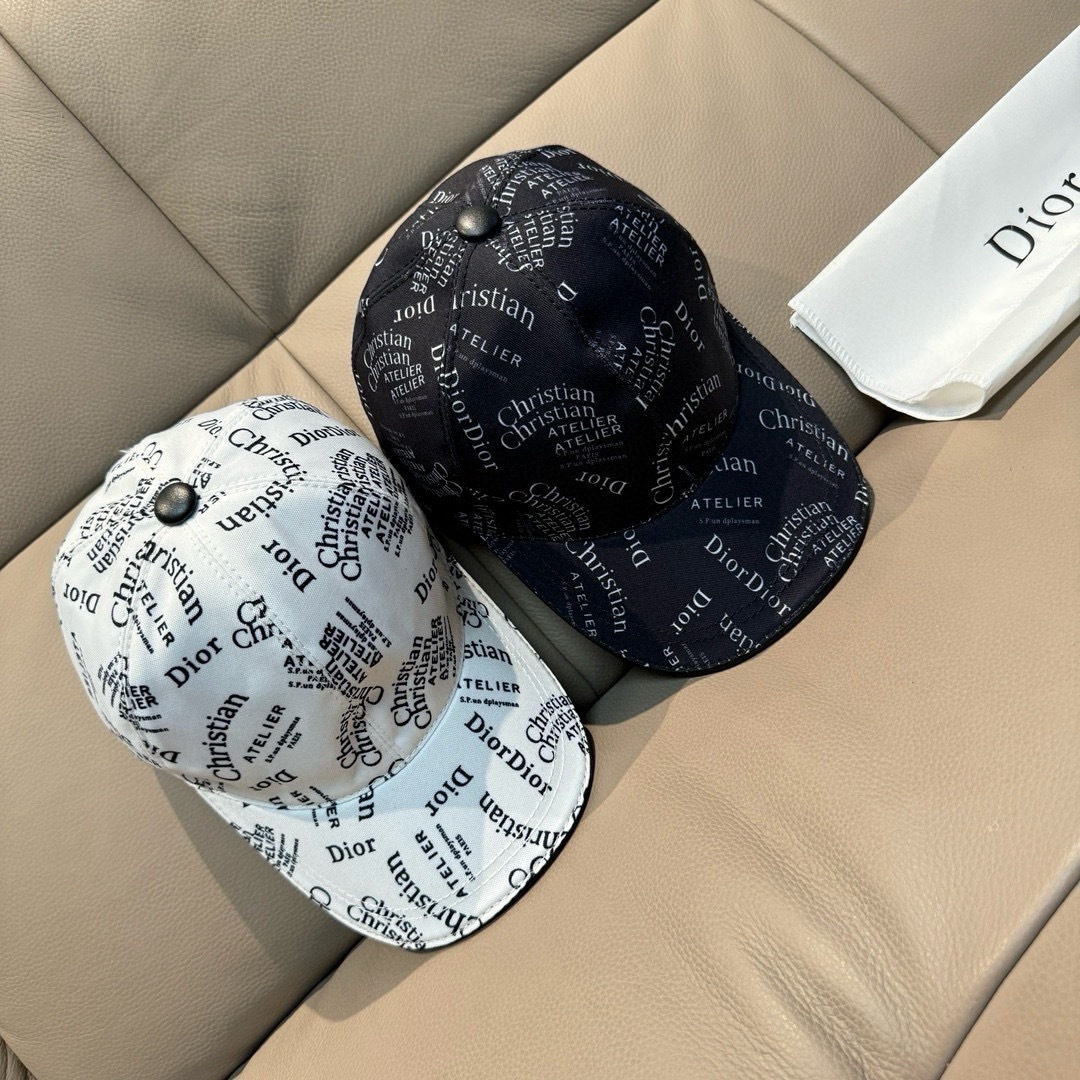 TOP Christian Dior Baseball Hat - 2 Colors