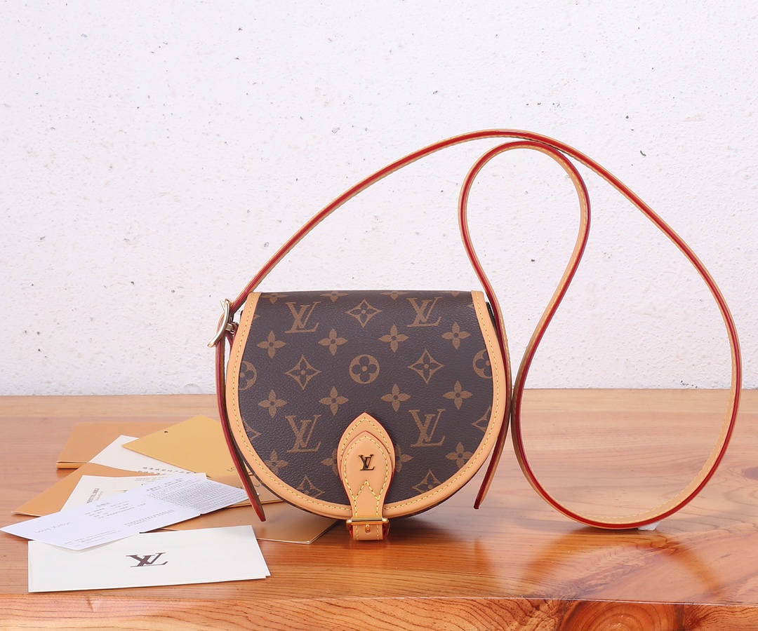 TOP Louis Vuitton LV TAMBOURIN Handbags Nicolas Ghesquière Bag  18 x 15 x 8 cm - Reverse Monogram