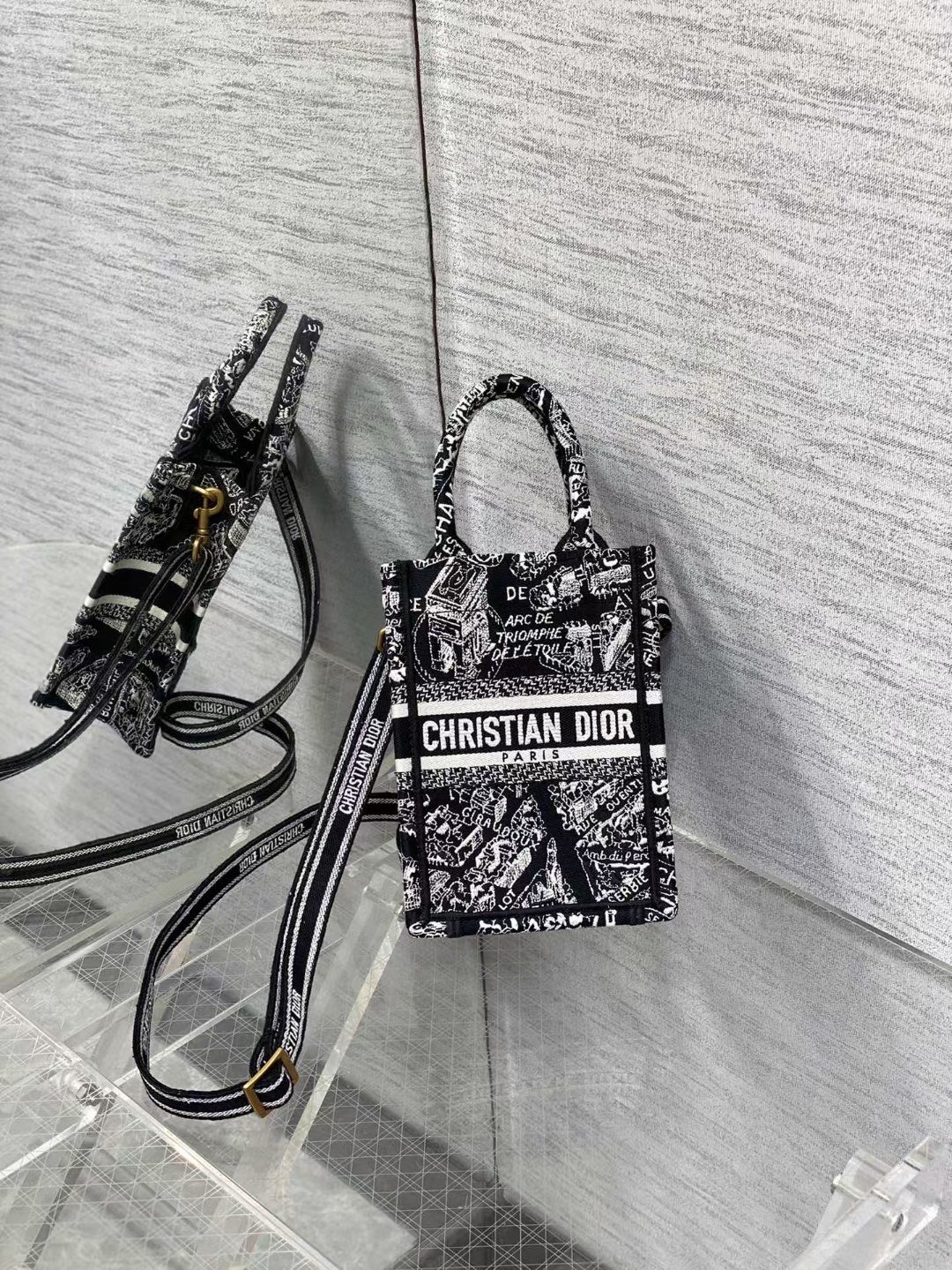 TOP Christian Dior Mico Mini Book Tote Bag 13.5X18X5 CM