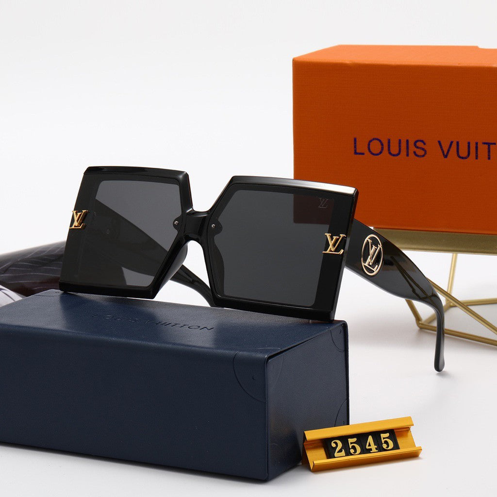 TOP Louis Vuitton LV L*V Big Square Sunglasses - Black