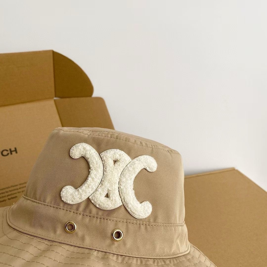 Ceiline  Embroidered Fisherman's Hat Sunhat （Replica）