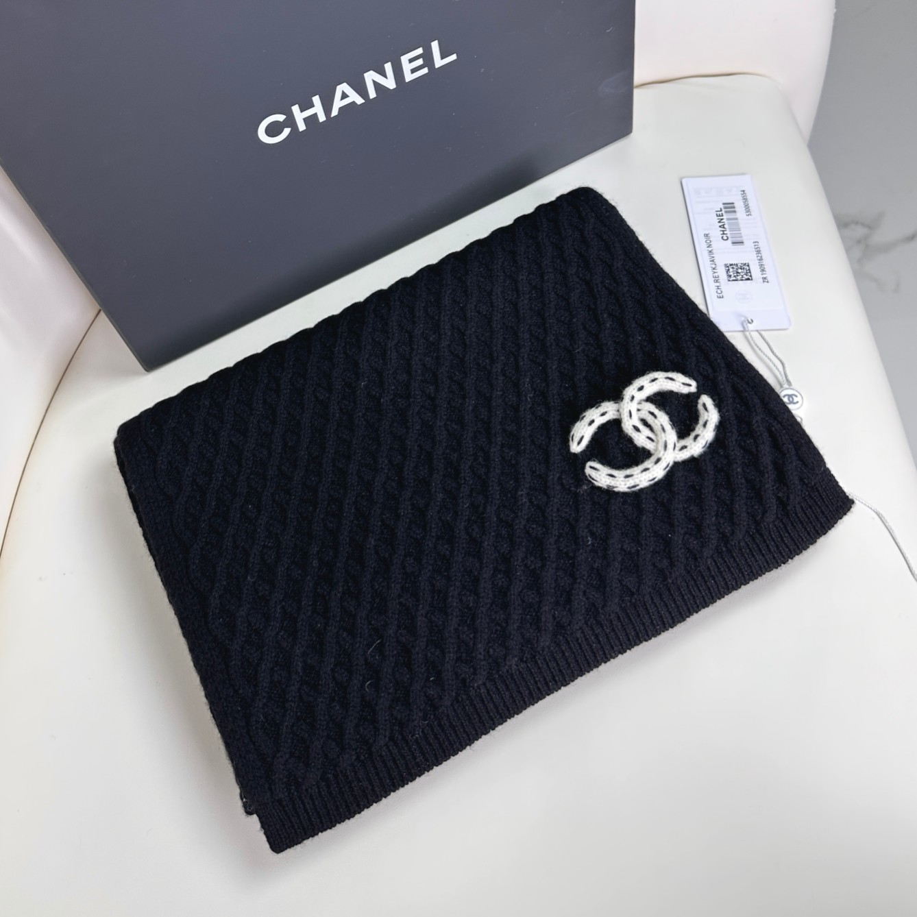 TOP CHANEL CC Wool Scarf  - 3 Colors