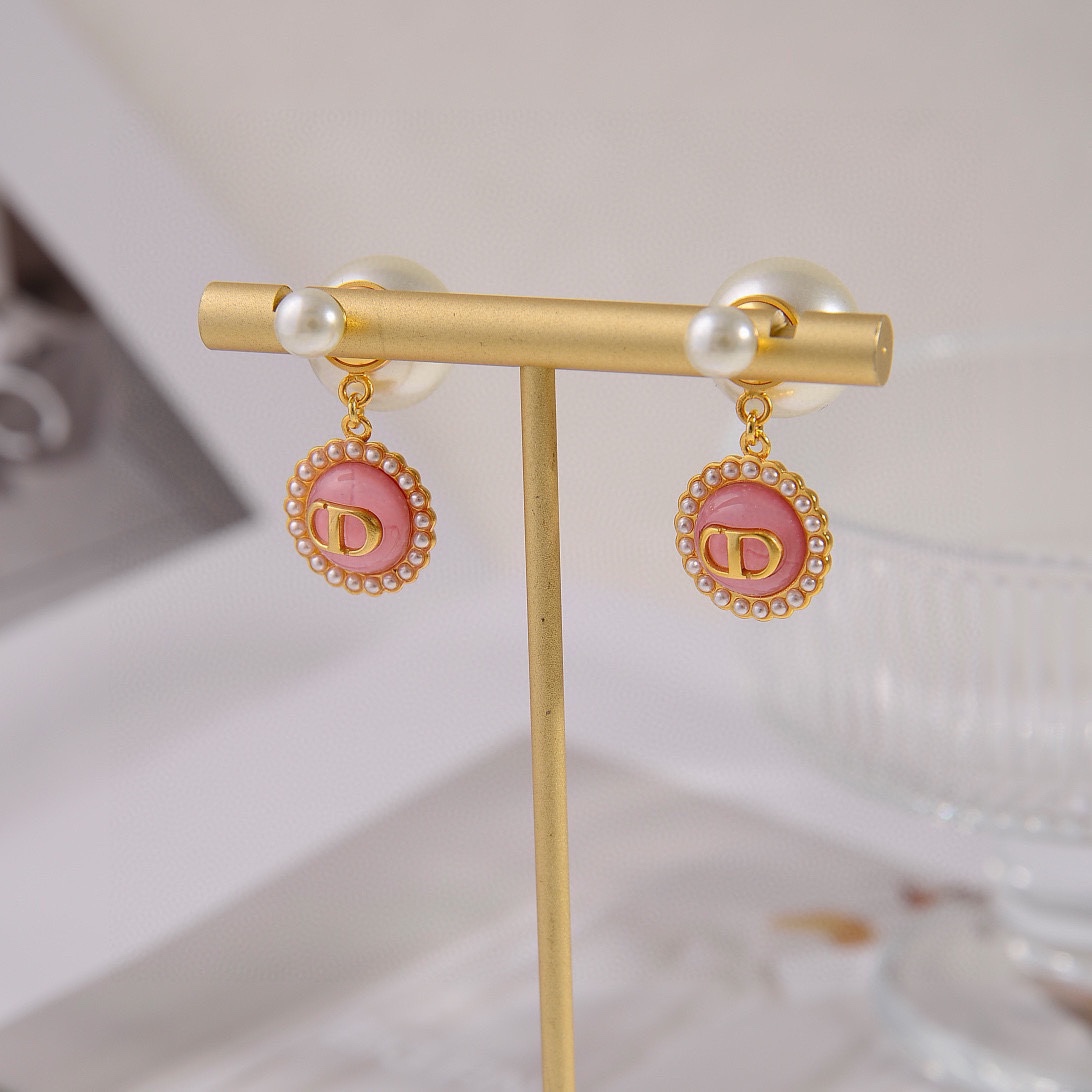 TOPChristian Dior CD Earrings-2 Colors
