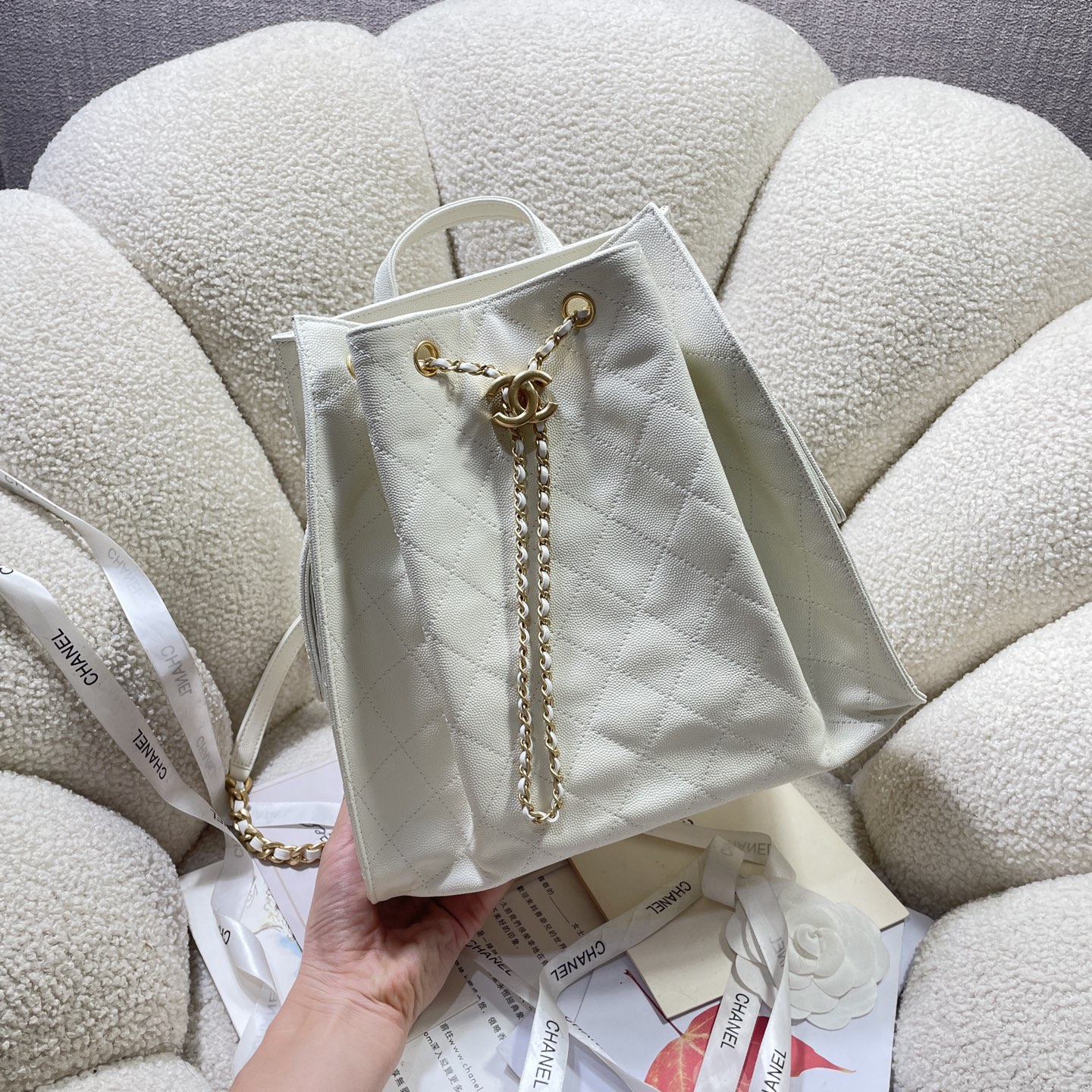 TOP CHANEL 25 Backpack 31x30x17cm - 3 Color