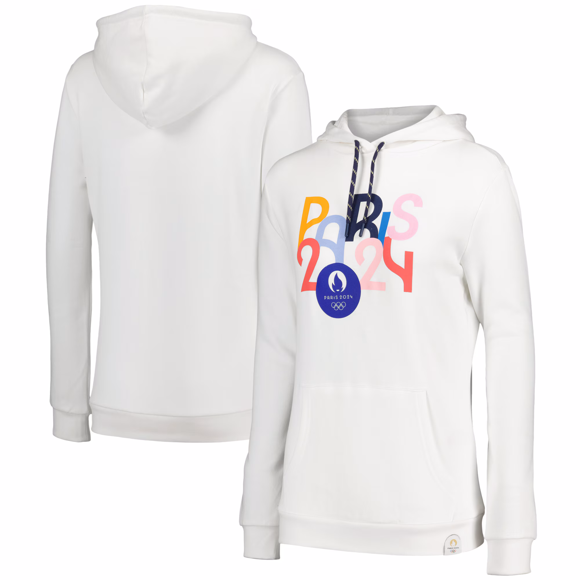 Paris 2024 Olympics Logo Hoodie - White - Women's