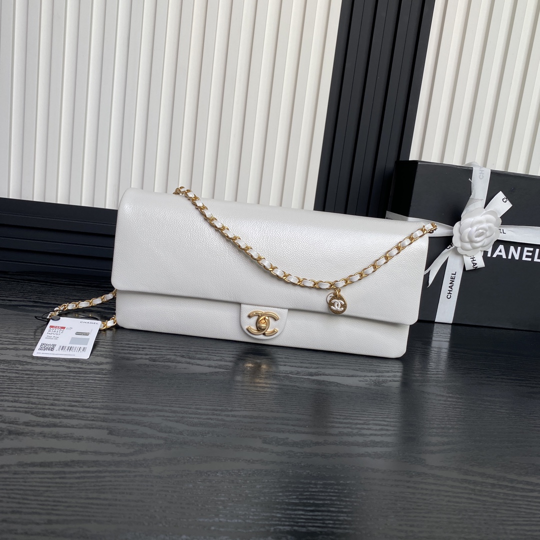 TOP CHANEL 24k CF Bag 15.5×32.5×5cm-4 Colors
