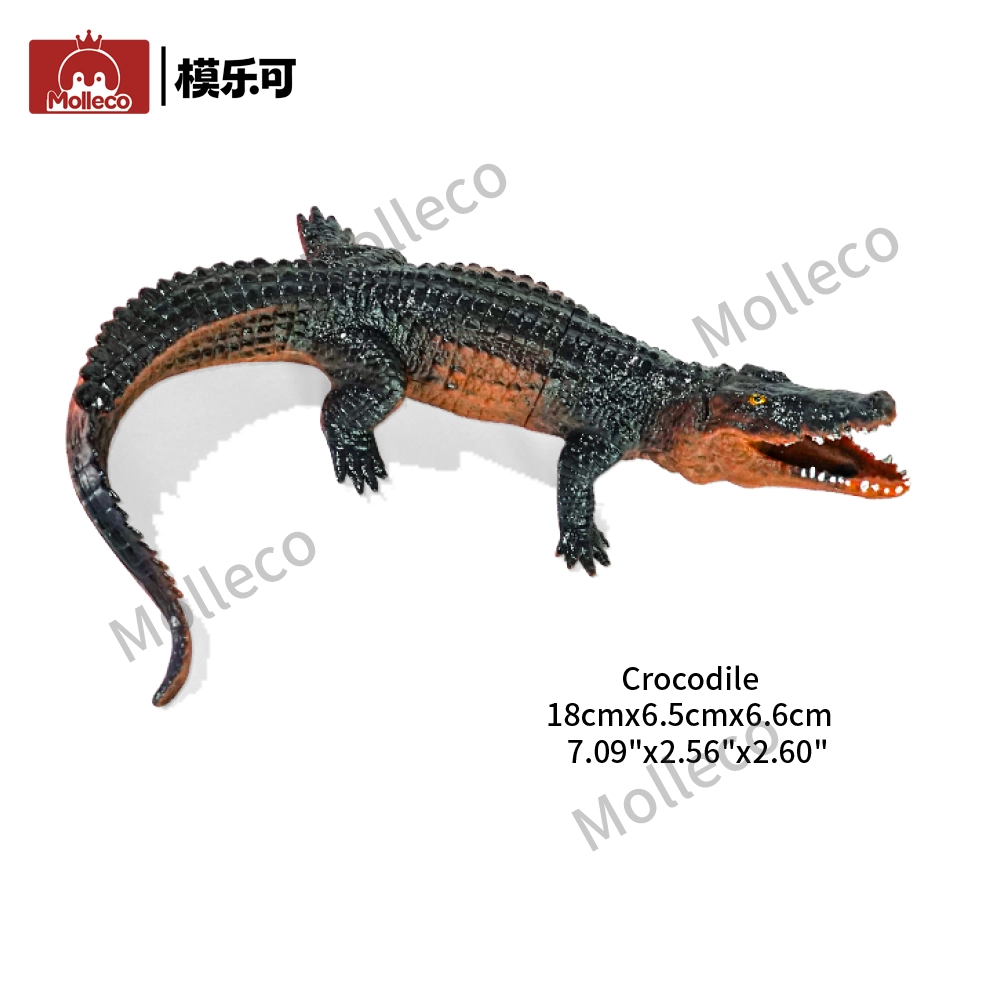 Molleco Animal Figure Toys for Kids and Children Crocodile CP043