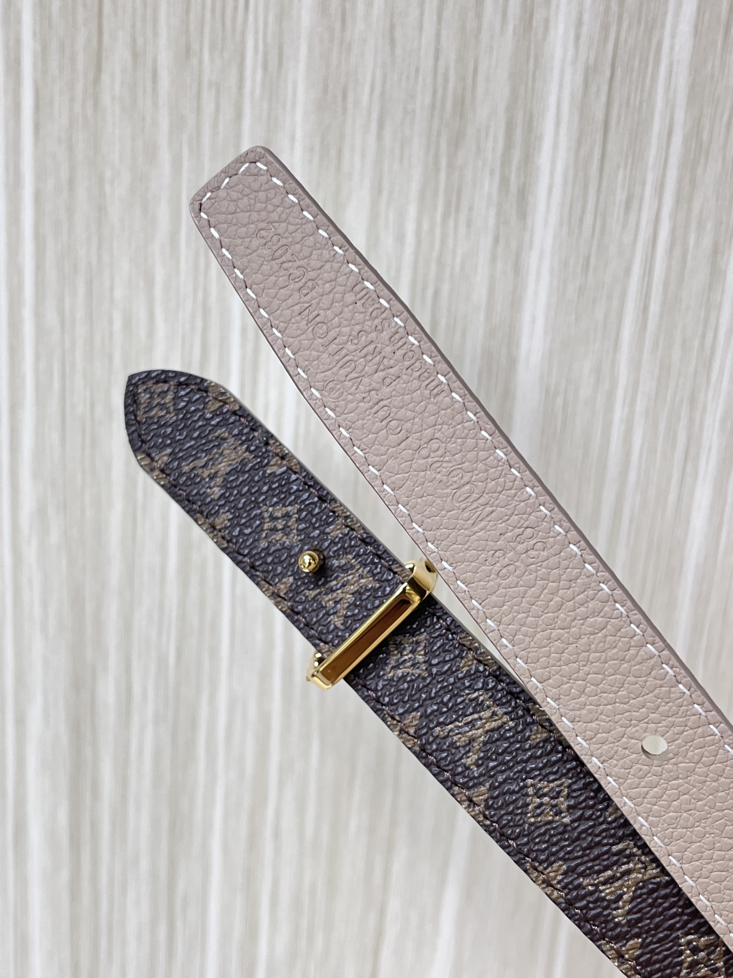 TOP Louis Vuitton LV x TM Mini Flowergram Belt 2.0cm - Gray