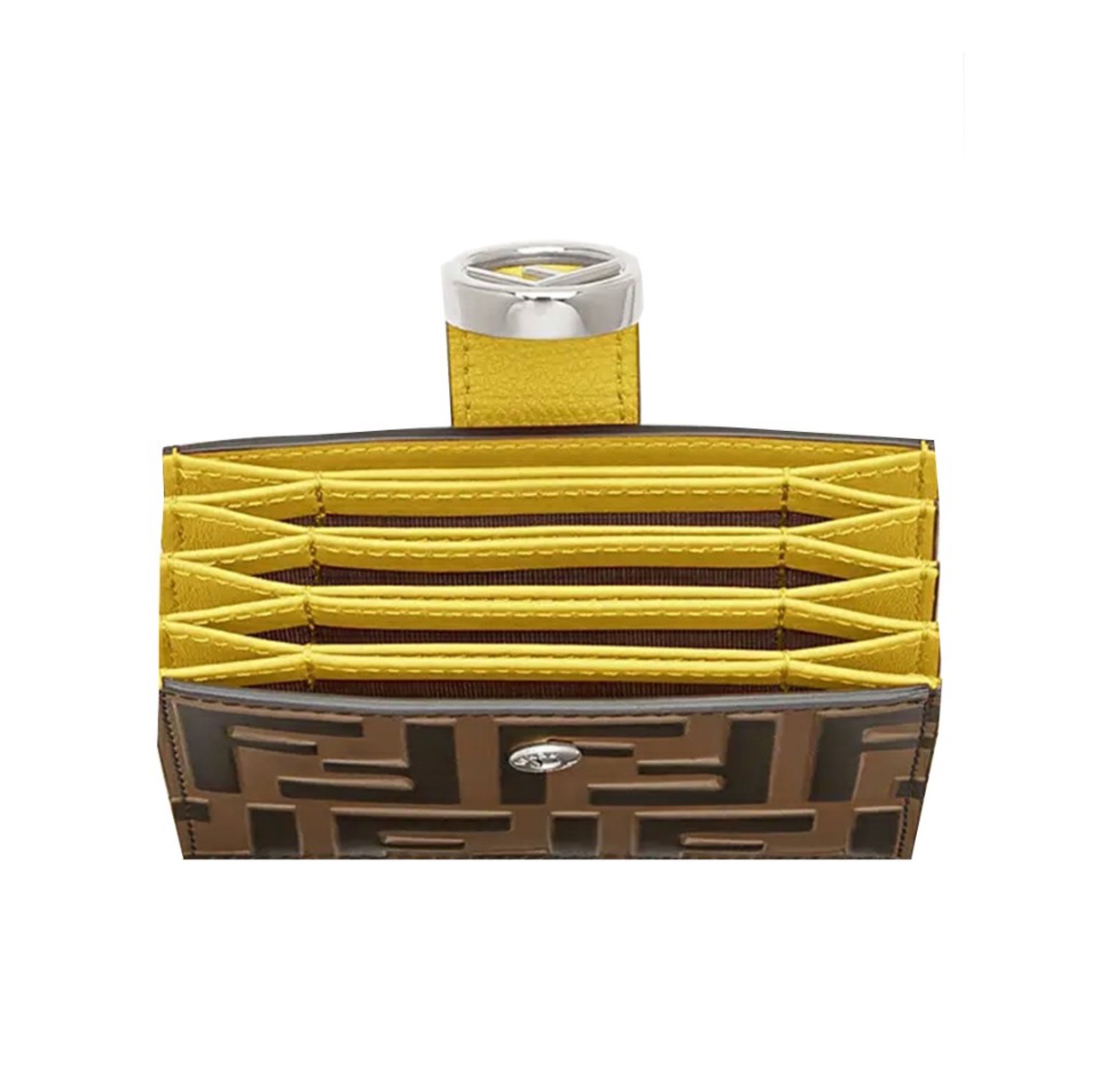 FENDI Embossed Letter Card Holder (Replica)