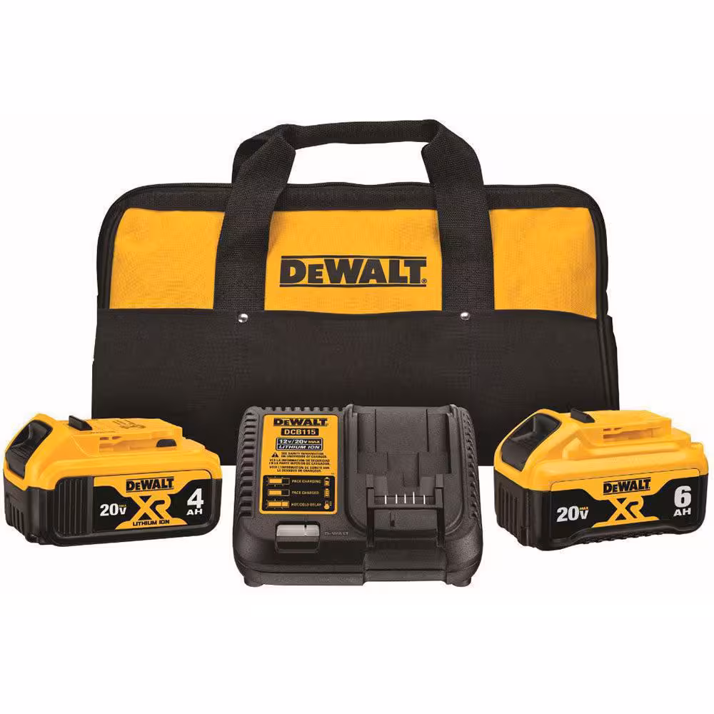 20V XR Cordless 3 in. Cut-Off Tool with 20V MAX XR Premium Lithium-Ion 6.0Ah and 4.0Ah Batteries