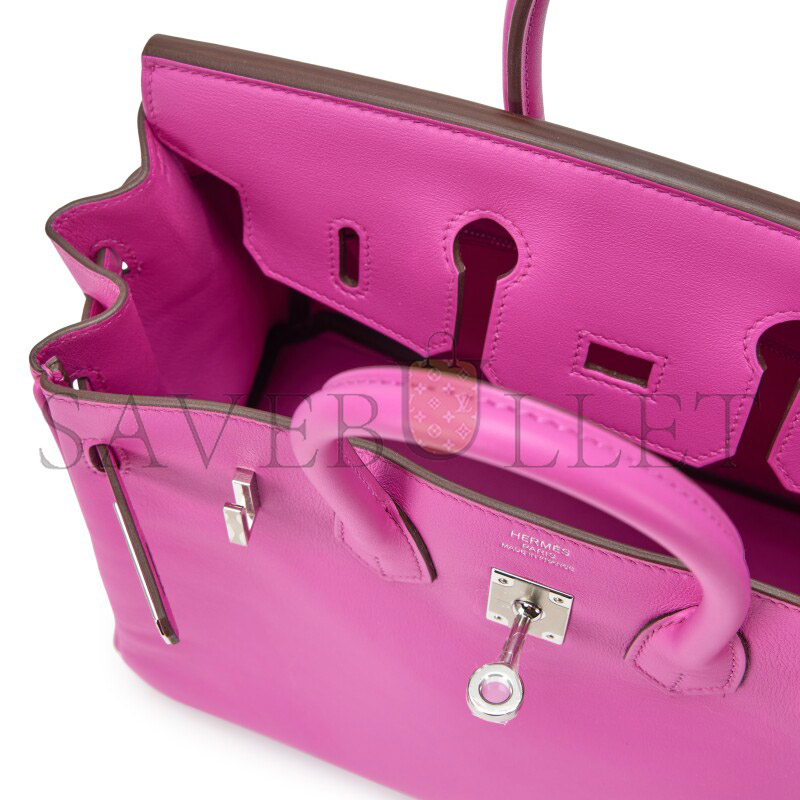 HERMES SWIFT BIRKIN 25 PALLADIUM HARDWARE (25*20*13cm)