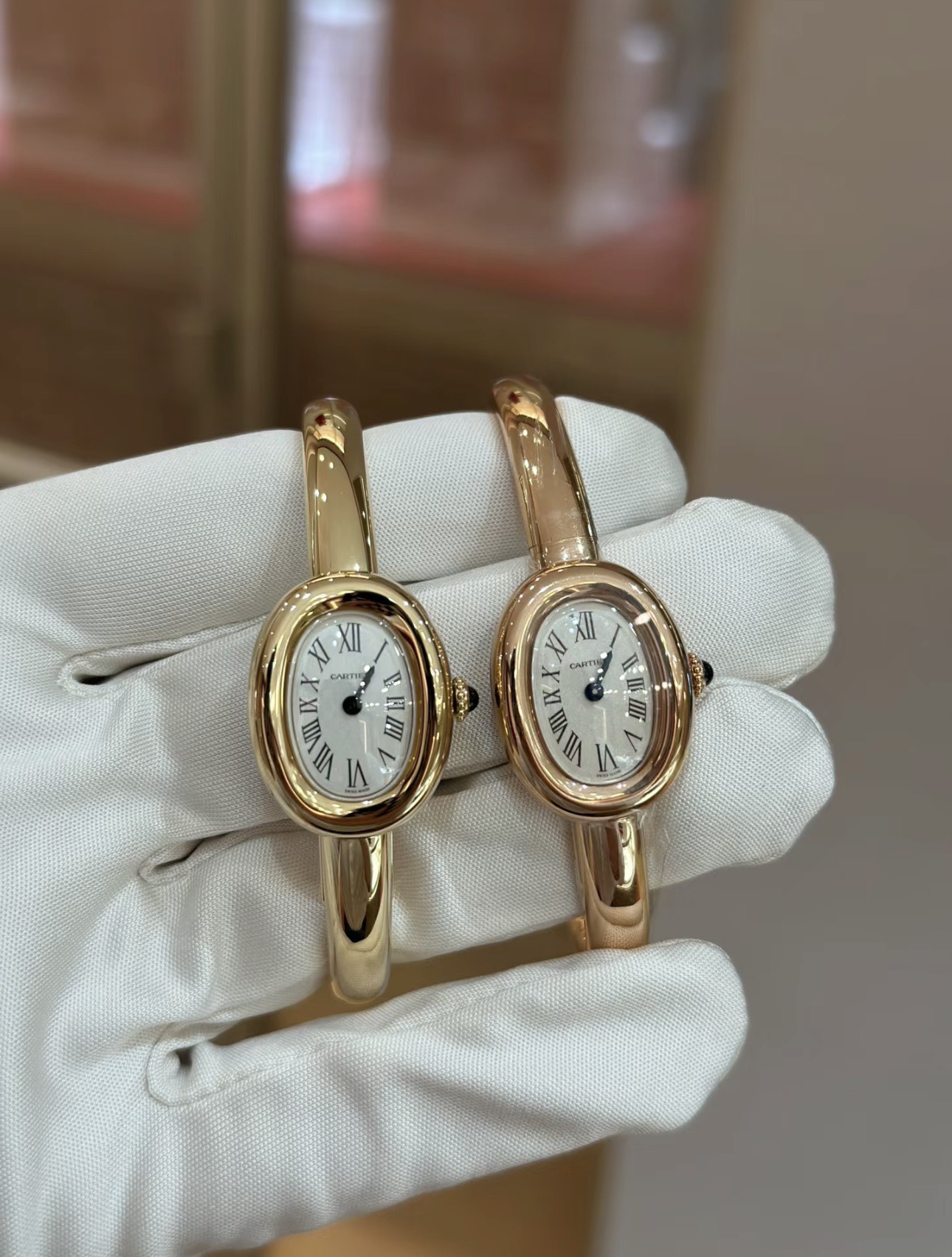 TOP Cartier Baignoire  Bracelet Watch 24.6*18.7mm- 2 Colors
