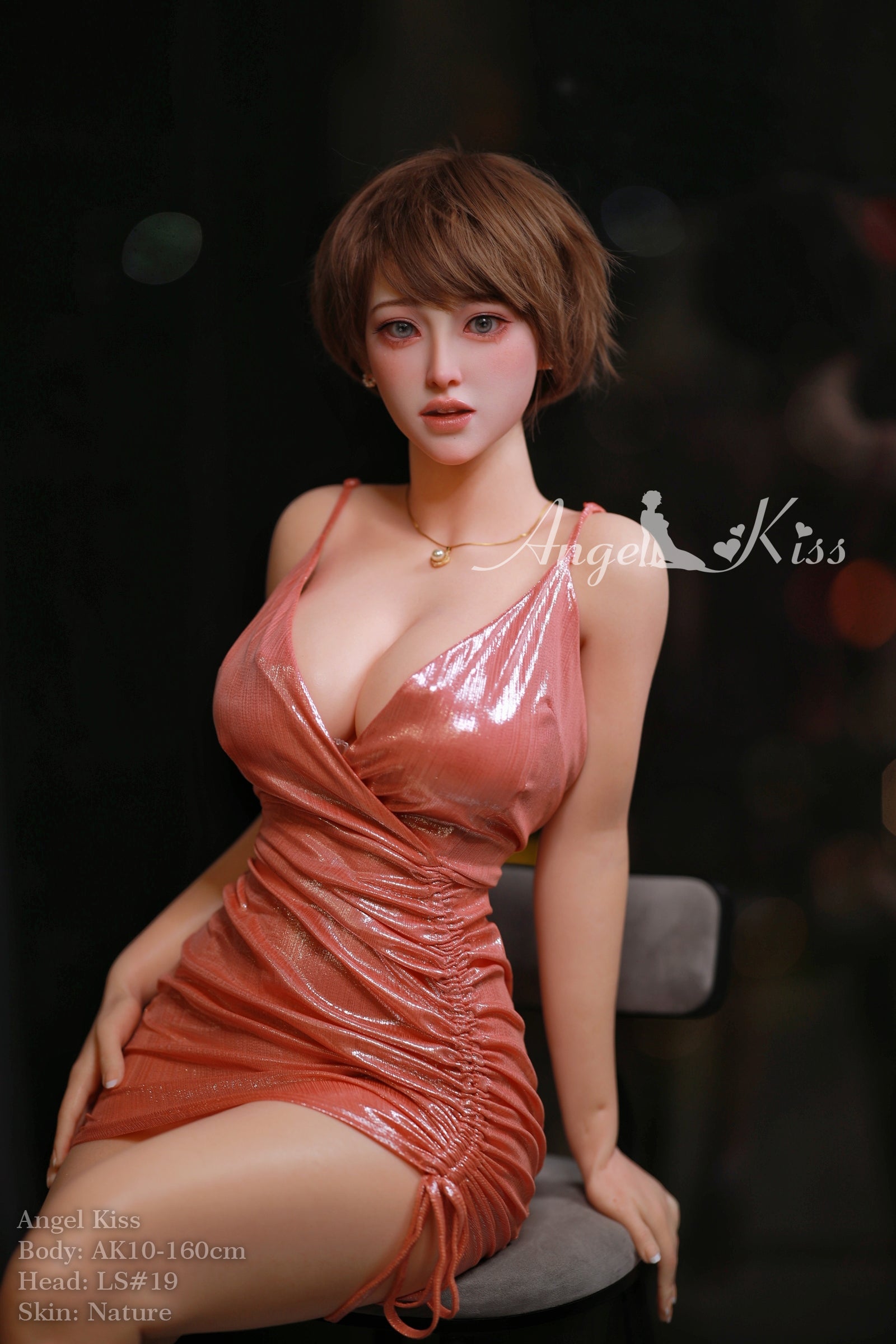 160cm/5ft3 D-cup Medium Breast Silicone Sex Doll – LS#19