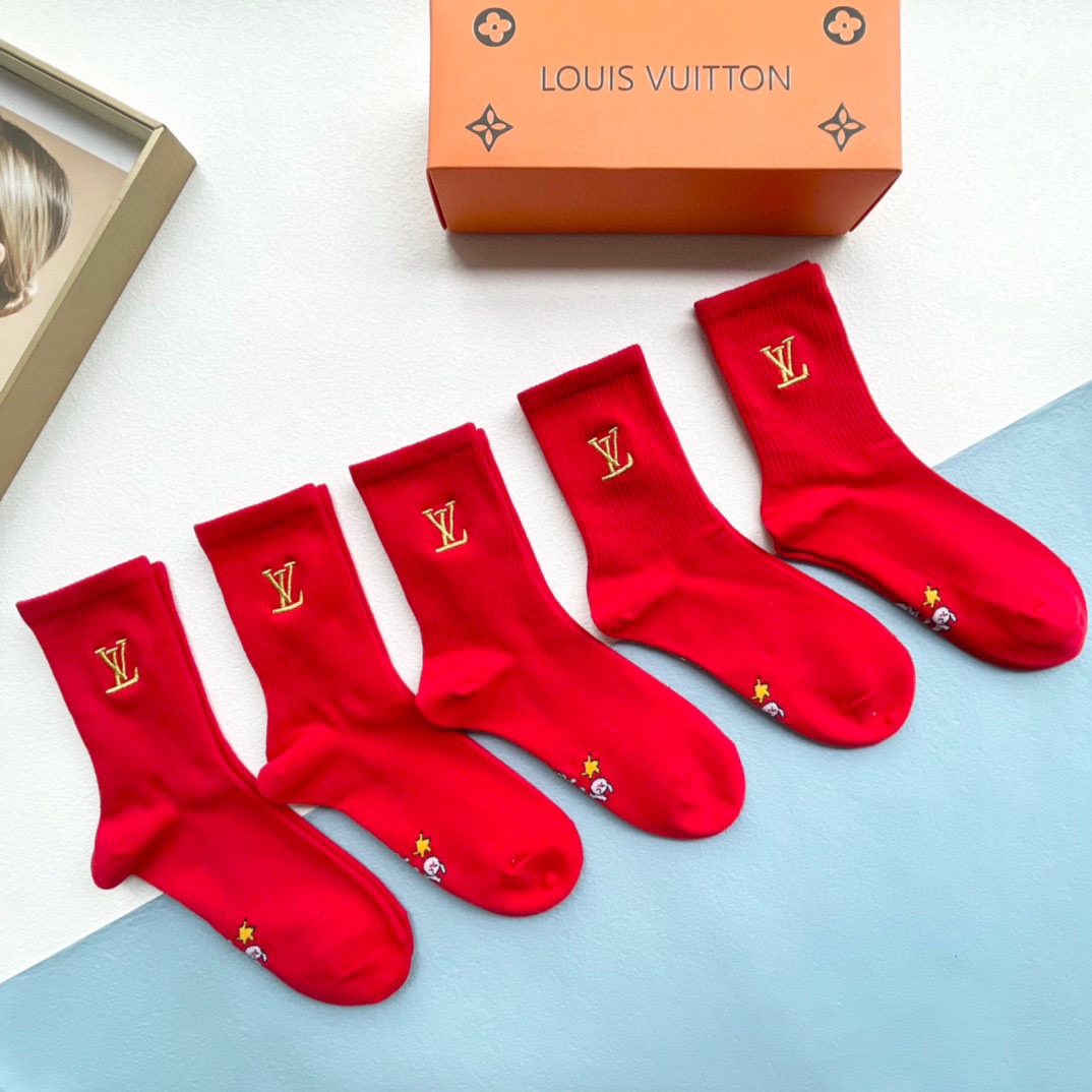 TOP Louis Vuitton LV LV European and American Famous Brand Stockings