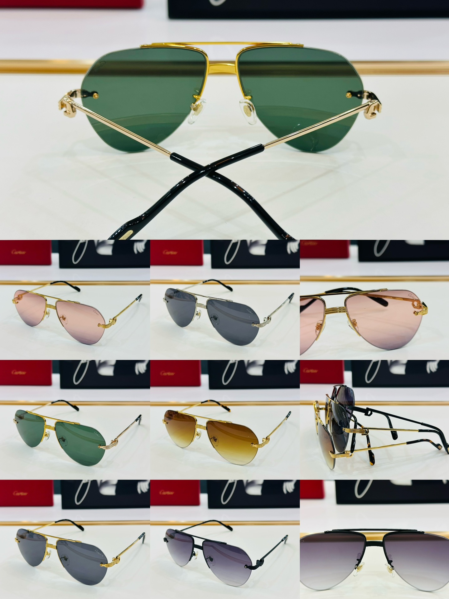 TOP Cartier Sunglasses - 6 Color