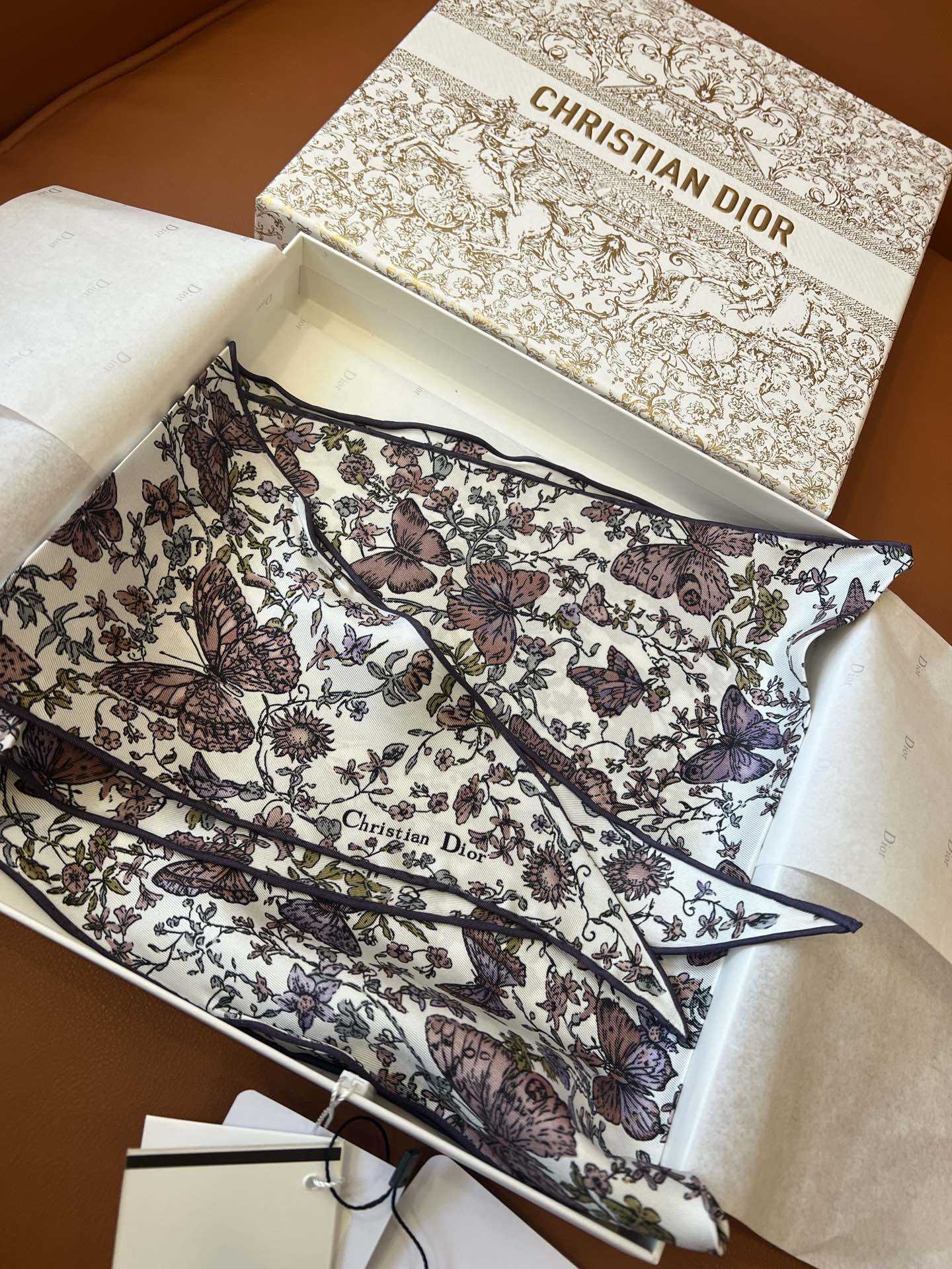 TOP Christian Dior Scarf 35x110cm - Purple