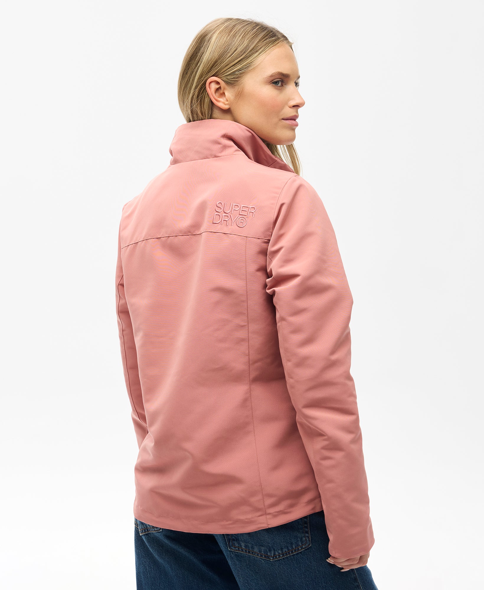 Non Hooded Shell Jacket | Ash Rose