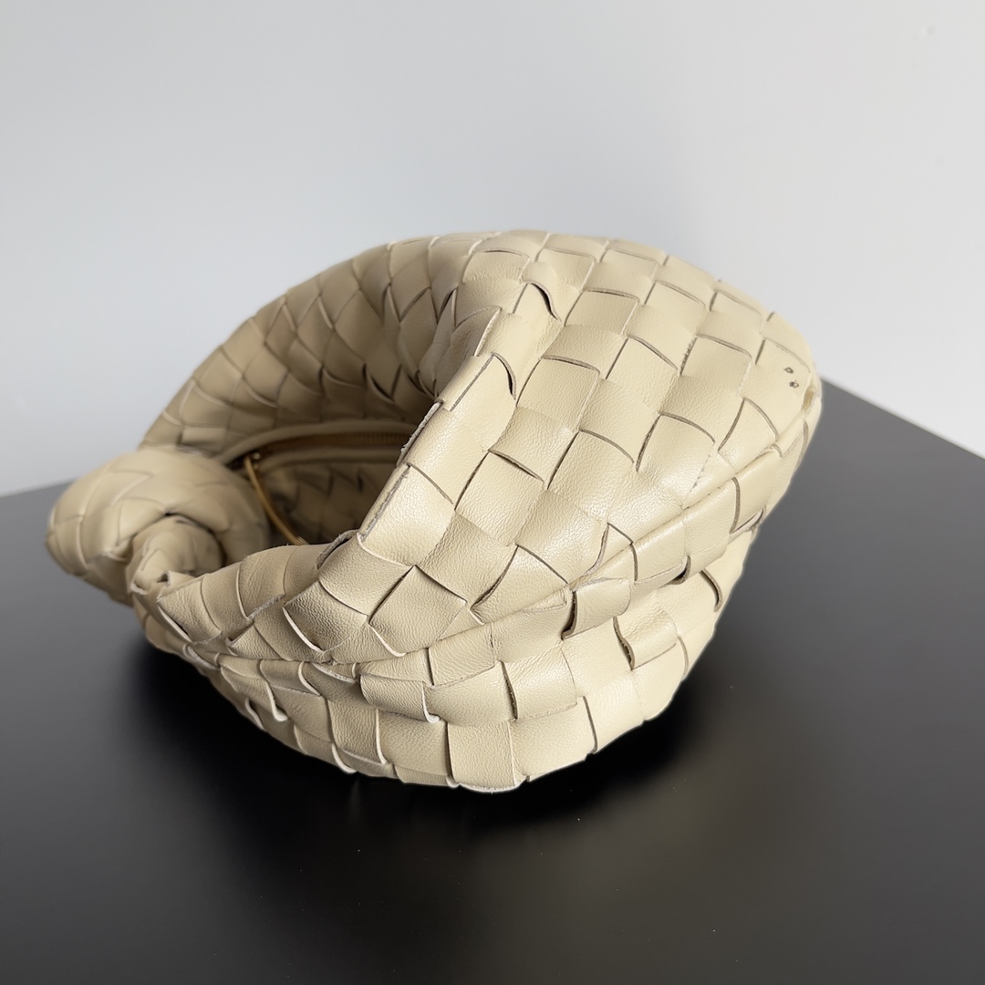 TOP Bottega Veneta BV Jodie Bag Teen 23*15*5cm - Beige