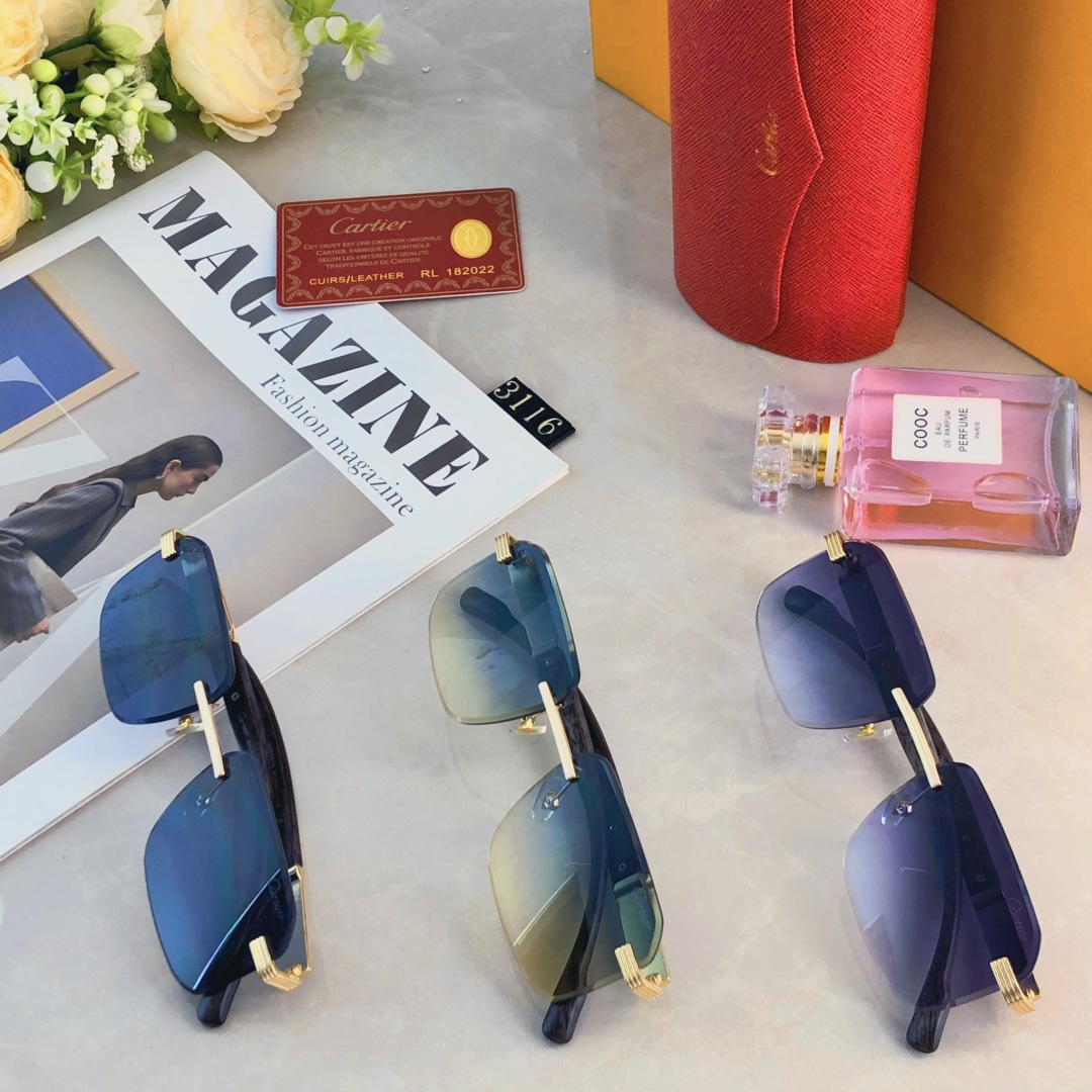 TOP Cartier Sunglasses - 3 Color