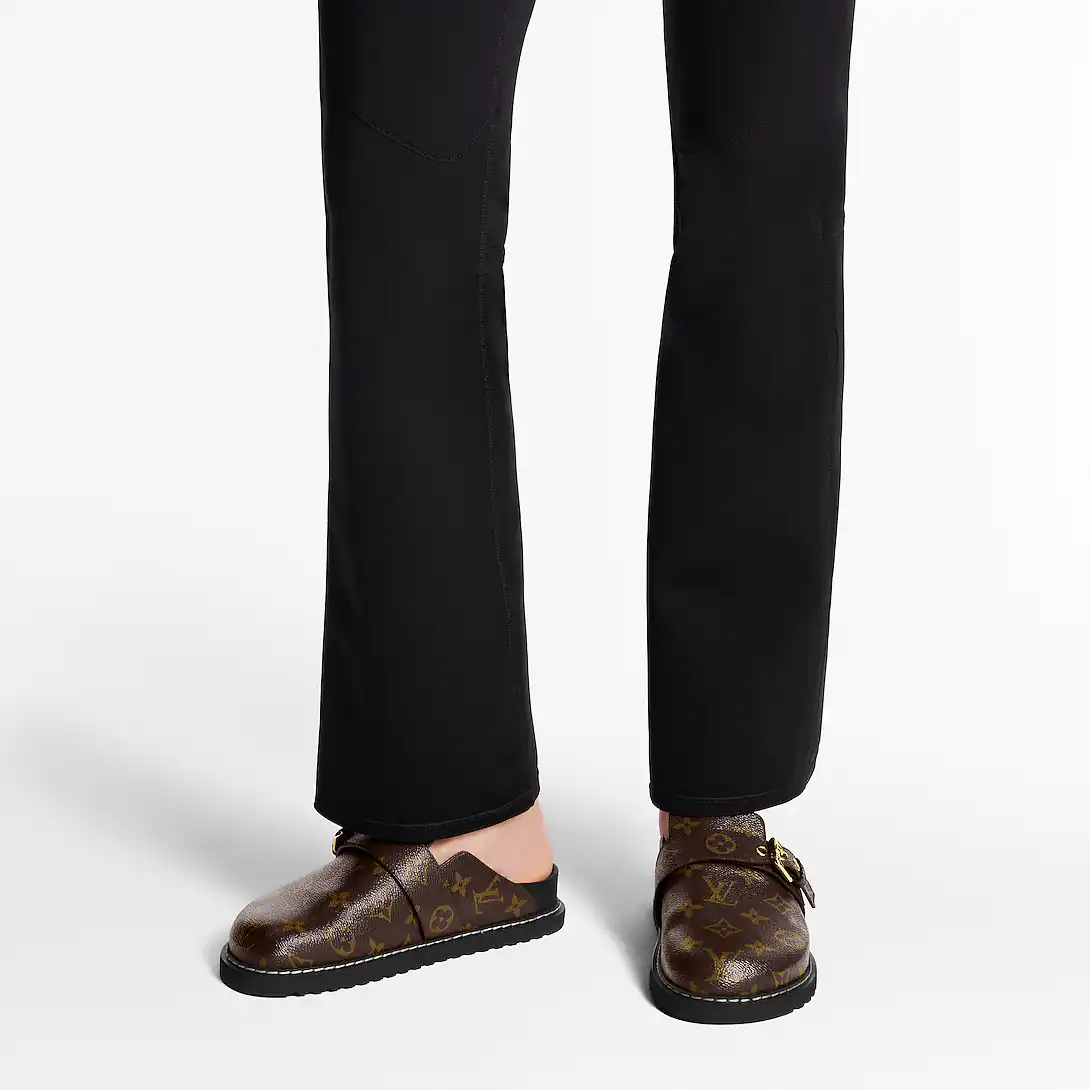 TOP Louis Vuitton LV Cosy Flat Comfort Clog - Brown