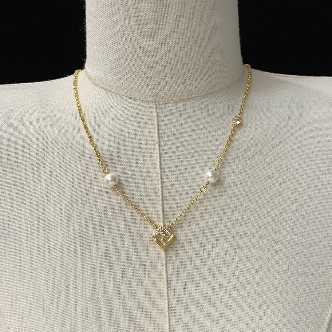 TOP FENDI FF Necklace - 2 Colour